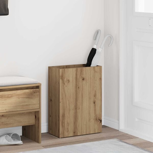 vidaXL Parasolfod Artisan Egetr&aelig; 40 x 20 x 55,5 cm Konstrueret tr&aelig;