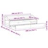 vidaXL daybed med trusse uden madras IRUN 90x200 cm hvid