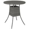 vidaXL havebord 70x70x73 cm polyrattan gr&aring;