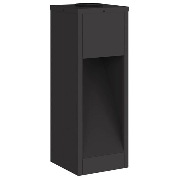 vidaXL Solar Led Sti Lys 2 pcs Sort Koldvalset Stål