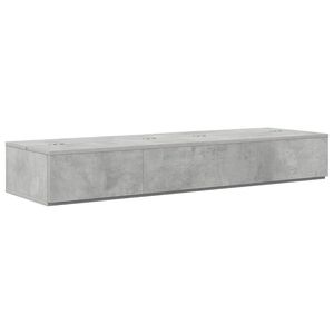 vidaXL Studiobord Betongr&aring; 110 x 40 x 19,5 cm Konstrueret tr&aelig;