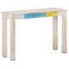 vidaXL konsolbord 115x35x77 cm ru mangotr&aelig; hvid