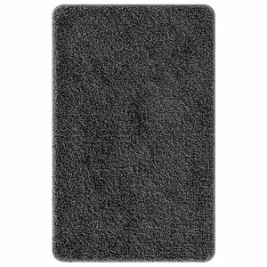 vidaXL Antiskrid Badm&aring;tte M&oslash;rkegr&aring; 50 x 80 cm PP