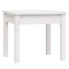 vidaXL haveb&aelig;nk 50x44x45 cm massivt fyrretr&aelig; hvid