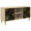vidaXL TV-skab ELBURG 102 x 33 x 50 cm Sonoma-eg Konstrueret tr&aelig;