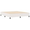 vidaXL Platform sengestel Creme 180 x 200 cm Velourstof