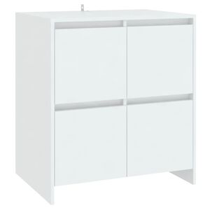 vidaXL sk&aelig;nk 70x41x75 cm konstrueret tr&aelig; hvid