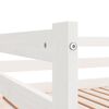 vidaXL daybed med udtr&aelig;k 2x(90x190) cm massivt fyrretr&aelig; hvid
