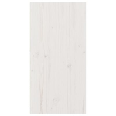 vidaXL vægskab 30x30x60 cm massivt fyrretræ hvid