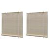 vidaXL rullegardiner 2 stk. 120x160 cm naturlig bambus