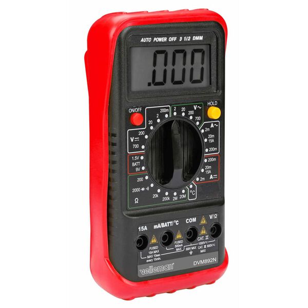 Velleman digitalt multimeter 700 V 15 A