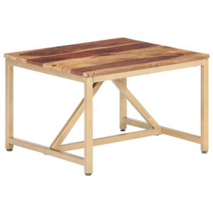 vidaXL sidebord 60x60x40 cm massivt tr&aelig;