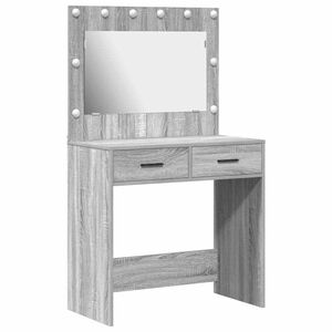 vidaXL Kl&aelig;deskab Gr&aring; Sonoma 78,5 x 41 x 135 cm Konstrueret tr&aelig;