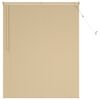 vidaXL Persienner Lys Brun med M&oslash;nster 150 x 110 cm 25 mm PVC
