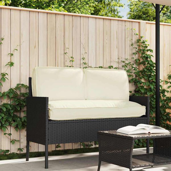 vidaXL Palle Pudes&aelig;t med pude 3 pcs Creme 120 x 60 x 12 cm Oxford stof