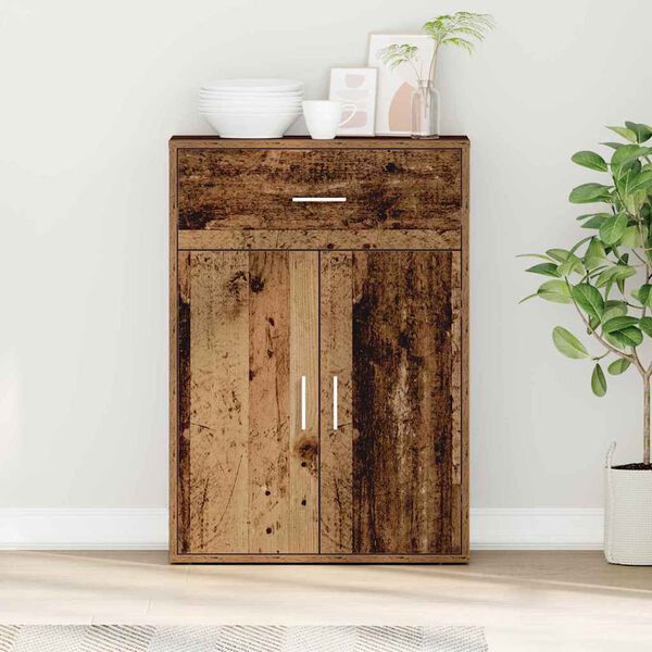 vidaXL Sideboard Gammelt tr&aelig; 60 x 30 x 84 cm Konstrueret tr&aelig;