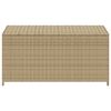 vidaXL opbevaringsboks til haven 190 l polyrattan beige