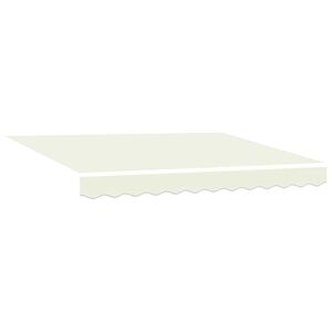 vidaXL Reservedug til markise Cremefarvet 330 x 195 cm Polyester