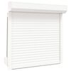 vidaXL Rullegardin Hvid 100 x 100 cm Aluminium og Polyurethan