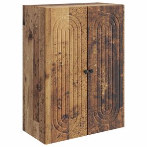 vidaXL V&aelig;gmonteret skab Gammelt tr&aelig; 66 x 34,5 x 90 cm Konstrueret tr&aelig;