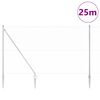 vidaXL Hegnsp&aelig;l S&oslash;lv 25 x 1,6 m (25 mm net) St&aring;l