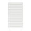 vidaXL Pliss&eacute;gardin Hvid 70x100 cm Stofbredde 69,4 cm Polyester