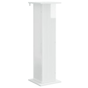 vidaXL Planteholder Hvid h&oslash;jglans 30,5 x 30 x 100,5 cm Konstrueret tr&aelig;