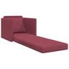 vidaXL 2-i-1 sovesofa 112x174x55 cm stof vinr&oslash;d