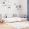 vidaXL Gulv seng ramme Sonoma 100 x 200 cm Konstrueret tr&aelig;