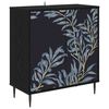 vidaXL Sideboard DOKKUM Sort eg 69 x 33 x 76 cm Konstrueret tr&aelig;