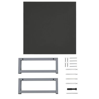 vidaXL badeværelsesmøbel 40 x 40 x 16,3 cm grå