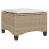 vidaXL haveskamler 2 stk. med hynder 55x55x36 cm polyrattan beige