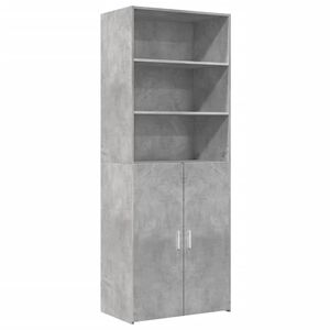 vidaXL skab 70x42,5x185 cm konstrueret tr&aelig; betongr&aring;