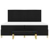 vidaXL Box spring seng med madras Sort 200 x 200 cm Stof