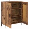 vidaXL Sideboard Gammelt tr&aelig; 69,5 x 34 x 90 cm Ingeni&oslash;rt tr&aelig; og jern