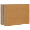 vidaXL Sideboard Artisan Egetr&aelig; 80,5 x 35 x 59 cm Konstrueret tr&aelig;