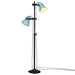 vidaXL gulvlampe 25 W 25x25x90/140 cm E27 rustik bl&aring;