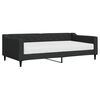 vidaXL daybed med madras 100x200 cm stof sort