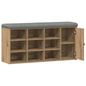 vidaXL skob&aelig;nk 102x32x50 cm konstrueret tr&aelig; kunsteg