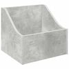 vidaXL LP plade&aelig;ske Betongr&aring; 37 x 33 x 32 cm Konstrueret tr&aelig;