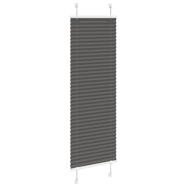 vidaXL Pliss&eacute;gardin Sort 50x100 cm Stofbredde 49,4 cm Polyester