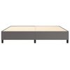 vidaXL Boxspring sengeramme 200x200 cm kunstl&aelig;der gr&aring;