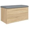 vidaXL opbevaringsb&aelig;nk Sonoma eg 82x42x45 cm konstrueret tr&aelig;