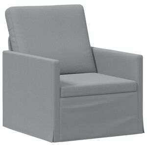 vidaXL Enkelsofa Lysegr&aring; 70 x 81 x 82 cm Stof
