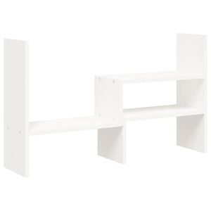 vidaXL sk&aelig;rmholder (39-72)x17x43 cm massivt fyrretr&aelig; hvid