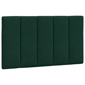 vidaXL gavlpude Hanko 80 cm velour m&oslash;rkegr&oslash;n