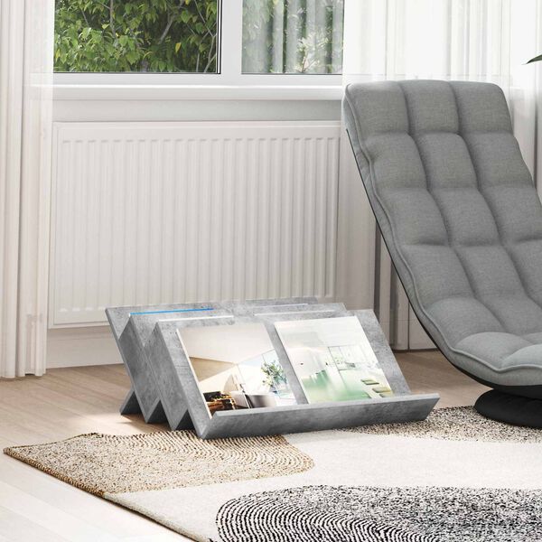 vidaXL Magasin Rack Beton Gr&aring; 65 x 53 x 28,5 cm Konstrueret tr&aelig;