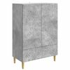 vidaXL Sideboard Betongr&aring; 66 x 34,5 x 95 cm Konstrueret tr&aelig;