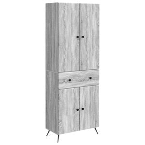 vidaXL 2 pcs Gr&aring; Sonoma