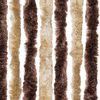vidaXL insektgardin 118x220 cm chenille beige og lysebrun